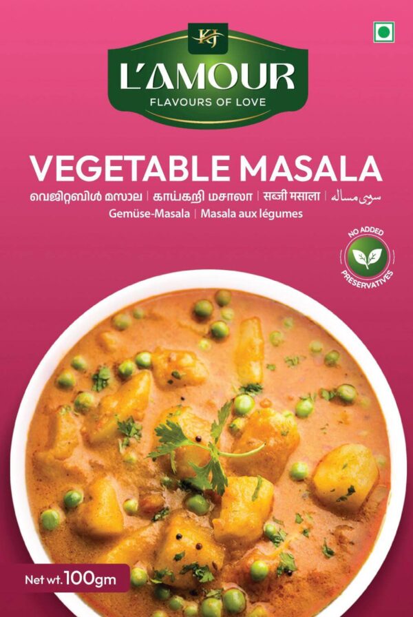 L'AMOUR FLAVOURS OF LOVE VEGETABLE MASALA
